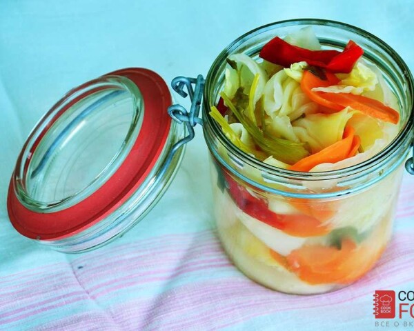 капуста квашеная крупными кусками