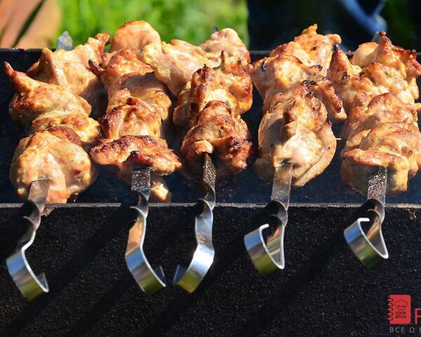 шашлык из курицы