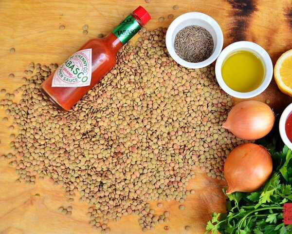 ингредиенты для чечевичного супа