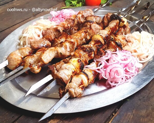 Шашлык из свинины с уксусом - советский рецепт